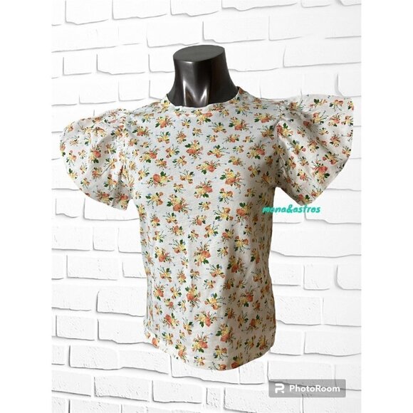 INDUSTRY Republic Clothing Women's Floral Shirt Top NWT Summer‎ Spring - Picture 1 of 4